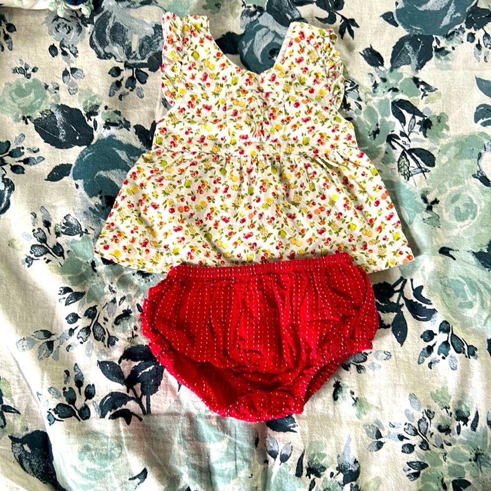 Janie and Jack Baby Summer outfit - Sz 3-6 months